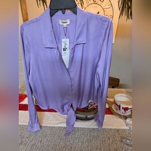 L'AGENCE Purple Blouse